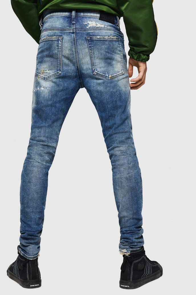 Diesel DREEFTT Sweat jeans modré