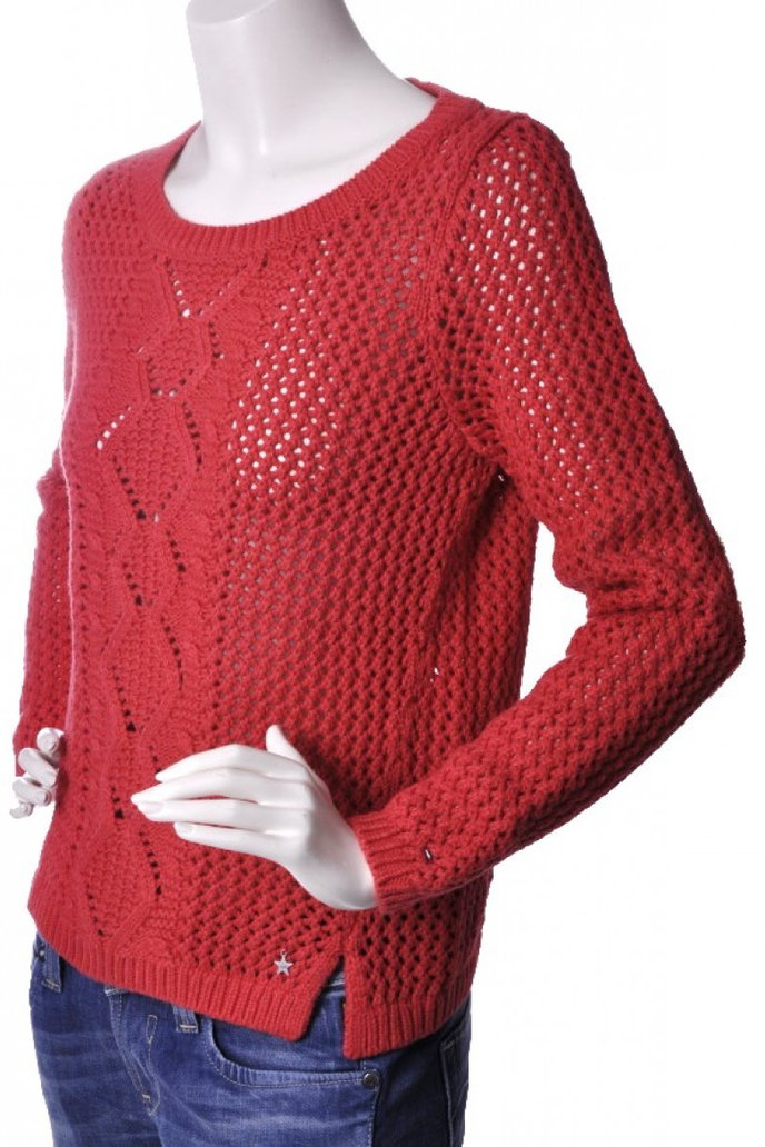 Christi cn sweater l/s červený