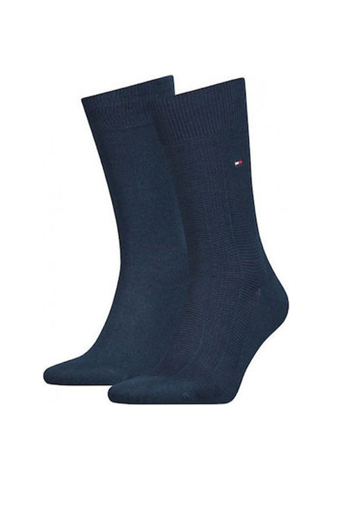 Ponožky - TH MEN SOCK 2P STRUCTURE PLAIN modré
