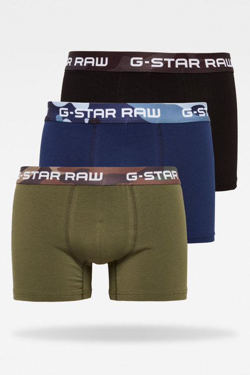 Boxerky 3 - balenie - G-STAR Classic trunk camo viacfarebné