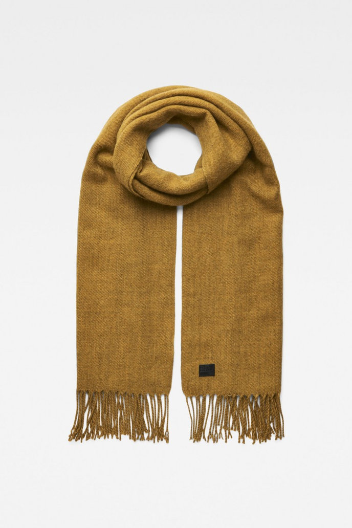 Pinch scarf wmn žlto-béžový
