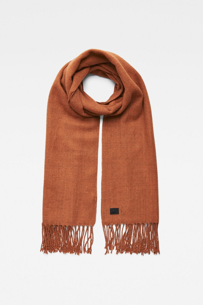 Pinch scarf wmn oranžovo-béžový