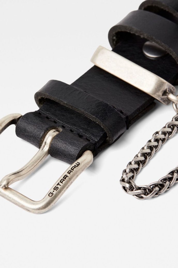 Sash chain belt wmn čierny