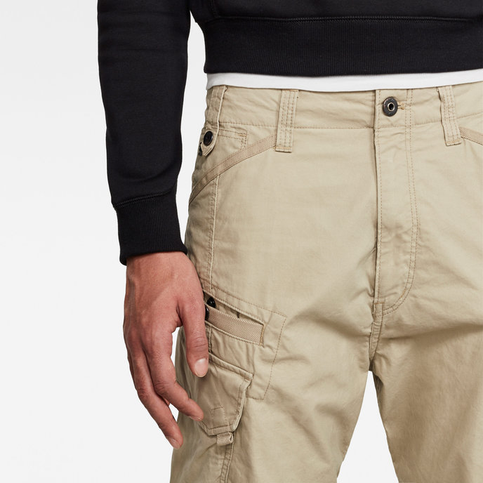 Droner relaxed tapered cargo pant pieskové