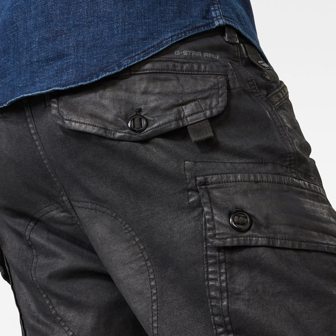 Roxic straight tapered cargo pant čierne