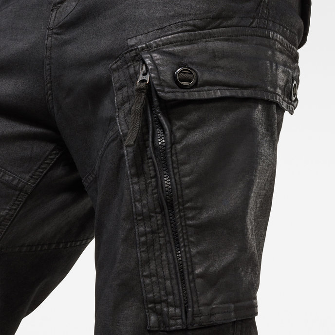 Roxic straight tapered cargo pant čierne