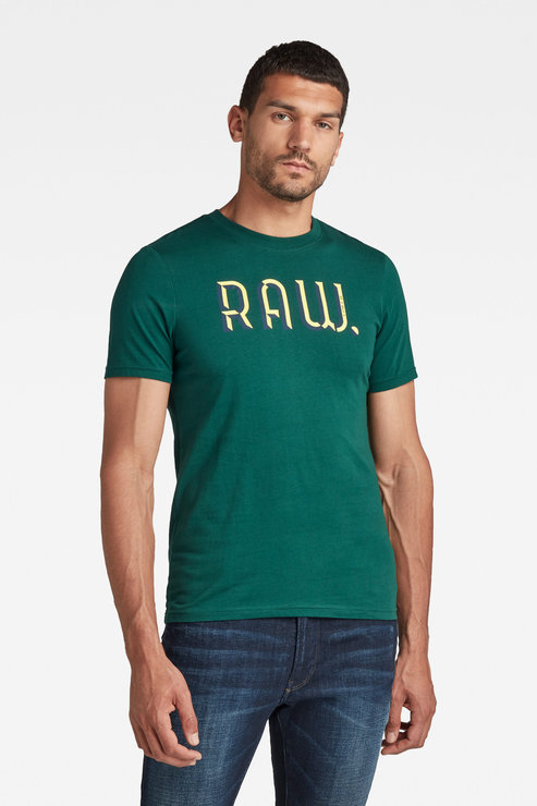 Tričko - G-star RAW Compact jersey o zelené