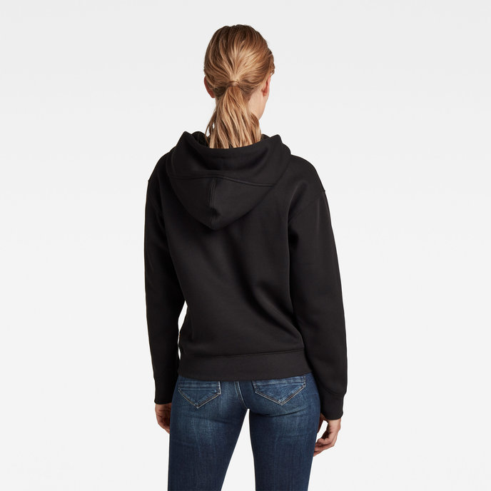 Premium core originals logo hoodie čierna