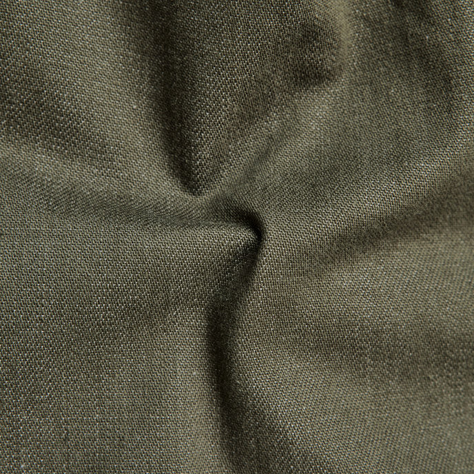 Slanted Pocket Overshirt zelená