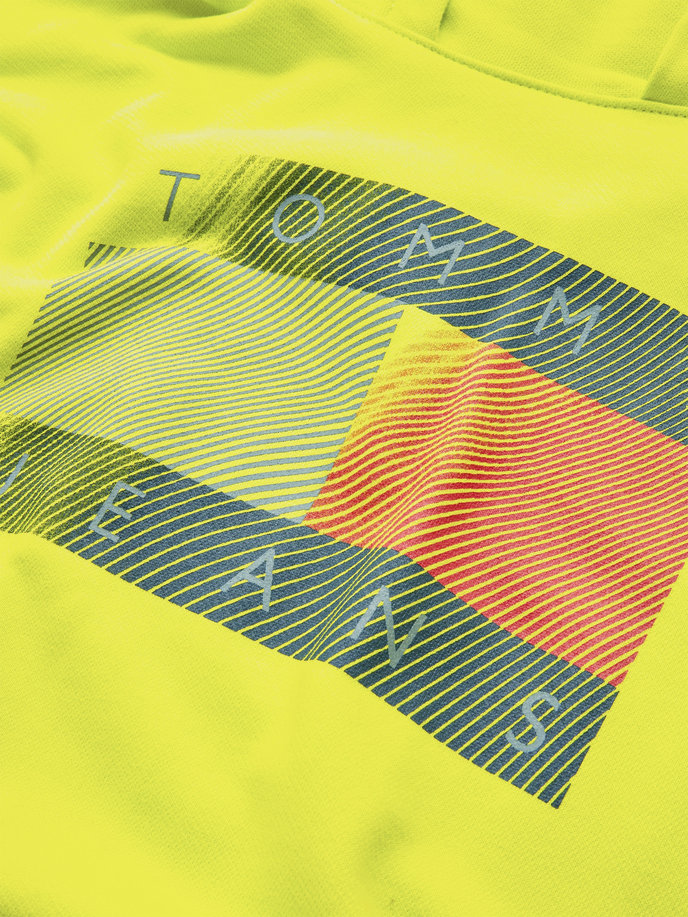 TJM REFLECTIVE FLAG HOODIE žltá