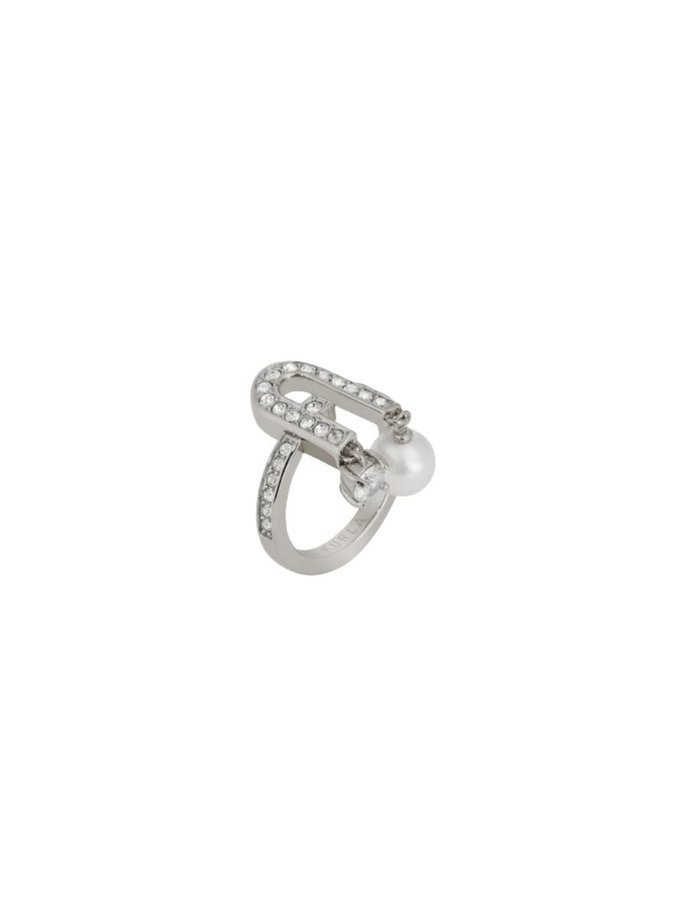 FURLA ARCH PEARL RING strieborný